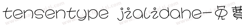 tensentype jialidahe字体转换